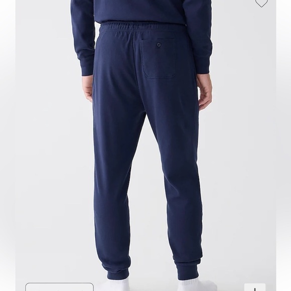 J crew Heritage brushed rib-knit jogger pant navy - Picture 3 of 6